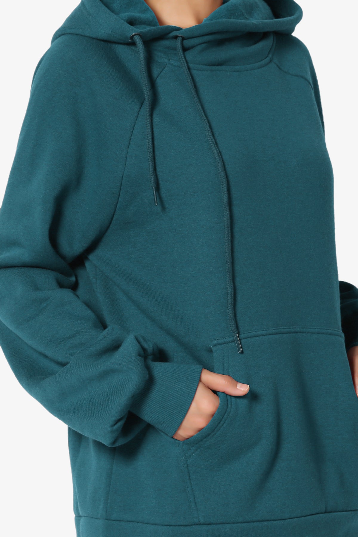 Accie Side Drawstring Hooded Sweatshirts PLUS