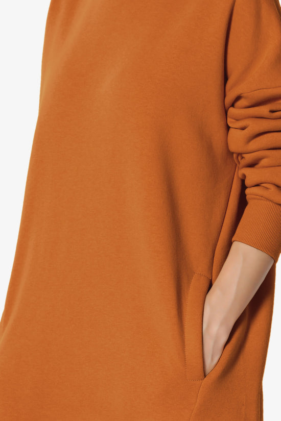 Accie Crew Neck Pullover Sweatshirts ALMOND_5