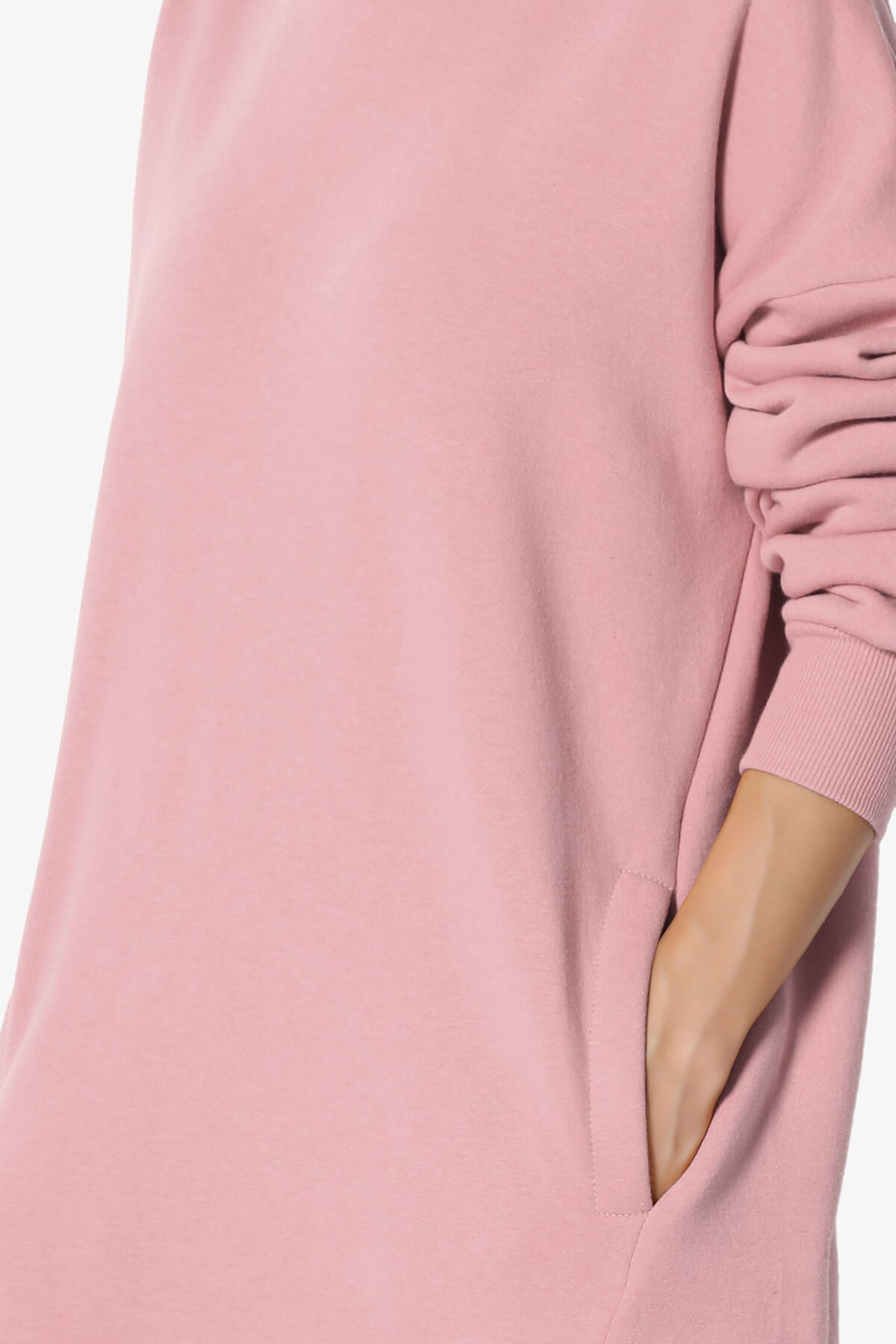 Accie Crew Neck Pullover Sweatshirts LIGHT ROSE_5