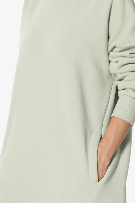 Accie Crew Neck Pullover Sweatshirts LIGHT SAGE_5