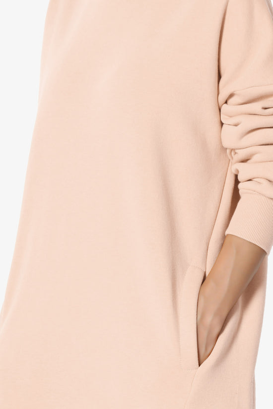 Accie Crew Neck Pullover Sweatshirts LT PEACH_5