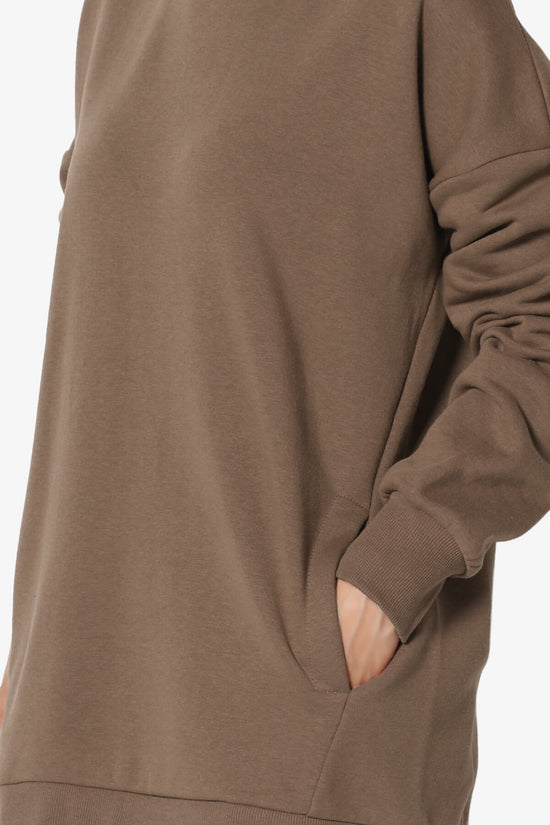 Accie Crew Neck Pullover Sweatshirts MOCHA_5
