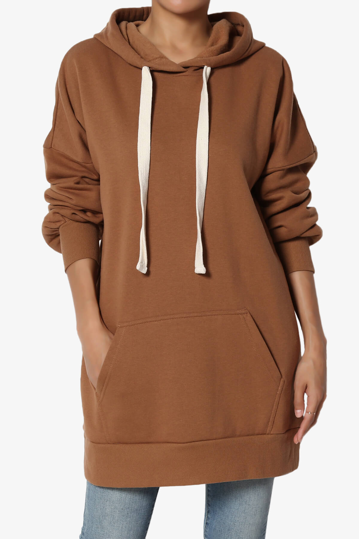 Accie Hooded Oversized Sweatshits DEEP CAMEL_1