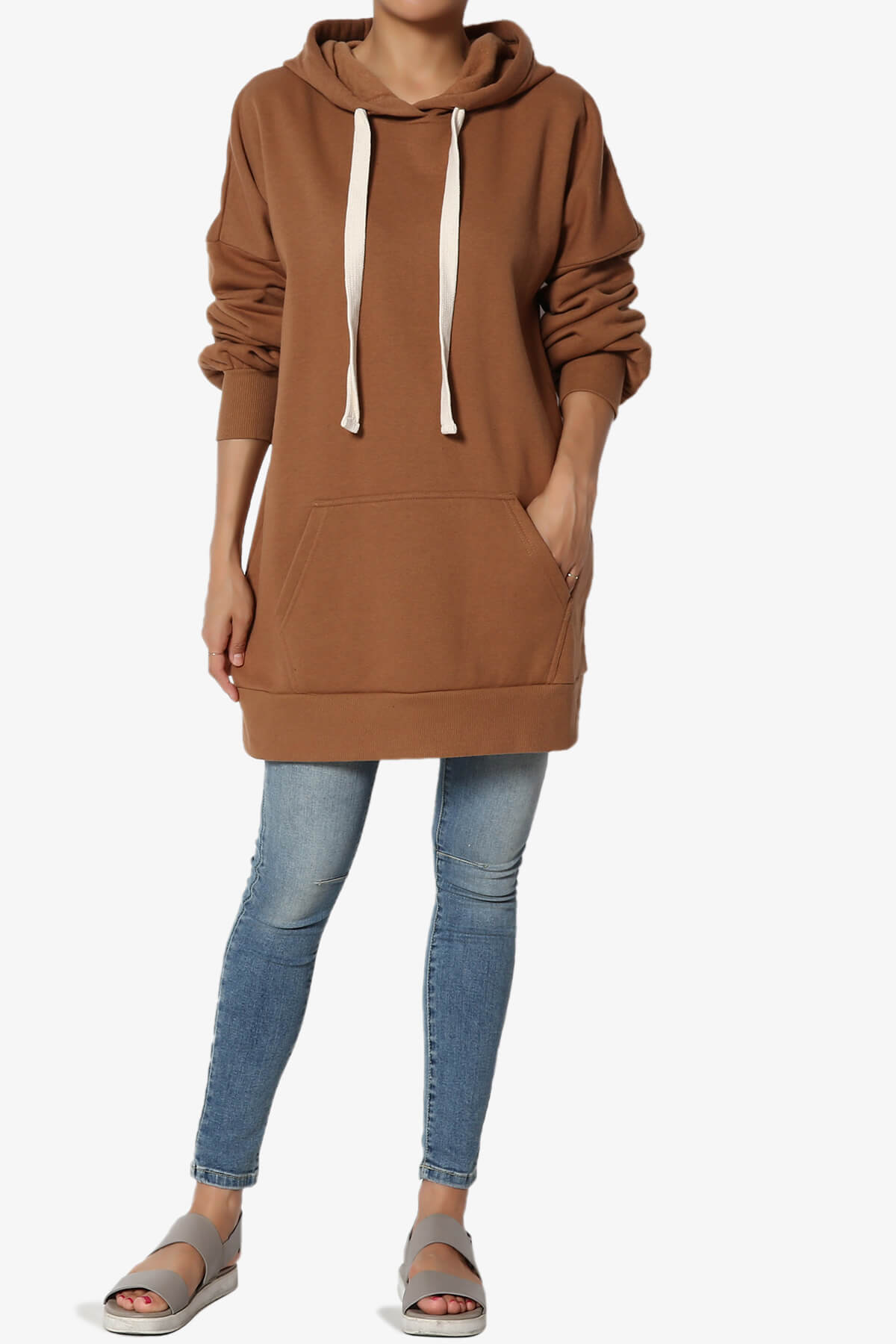 Accie Hooded Oversized Sweatshits DEEP CAMEL_6