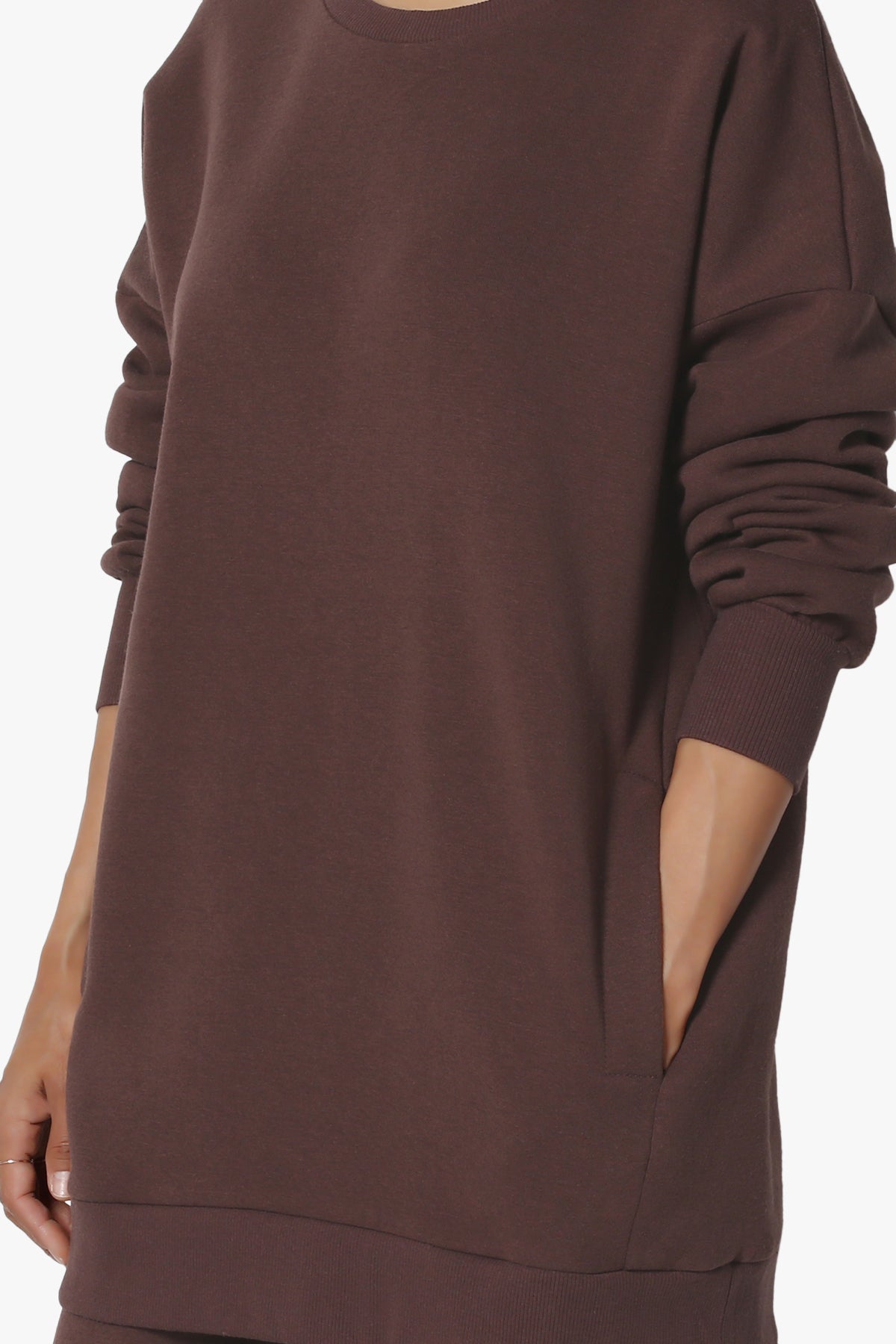 Accie Fleece Pullover & Jogger Set BROWN_5
