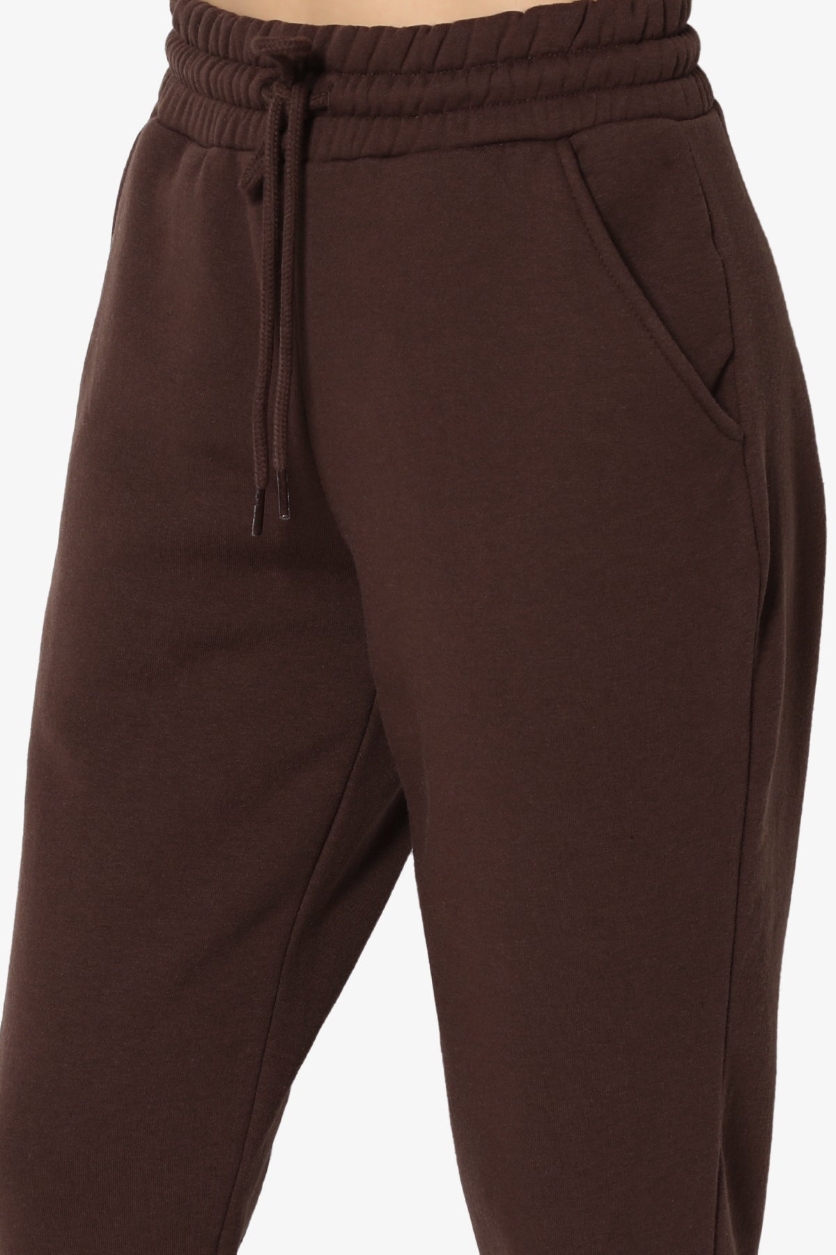 Accie Fleece Pullover & Jogger Set BROWN_6
