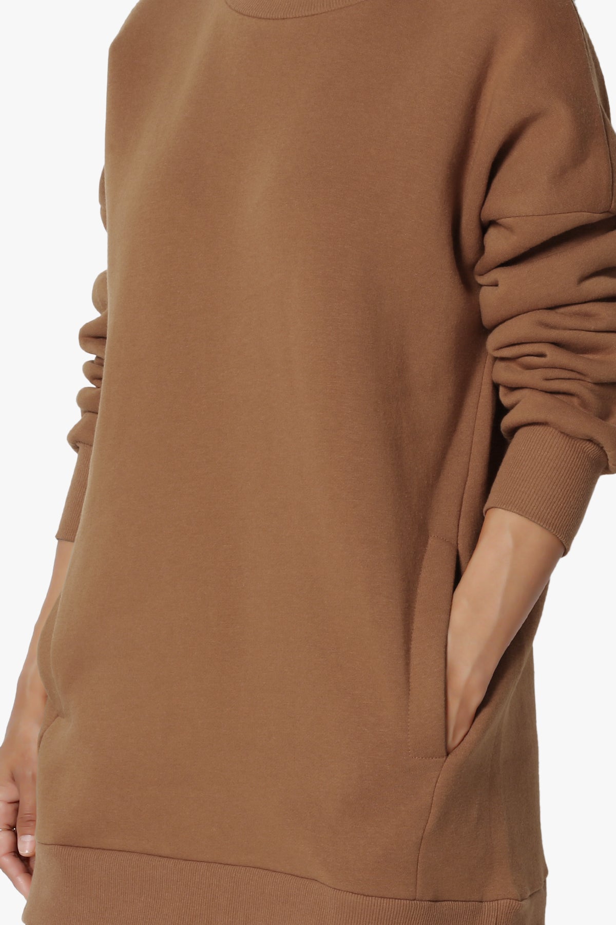 Accie Fleece Pullover & Jogger Set DARK CAMEL_5