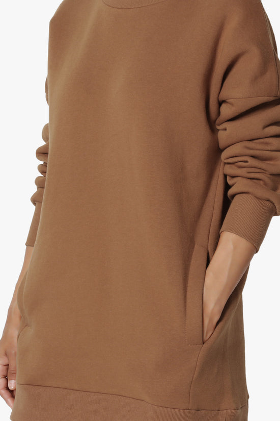 Accie Fleece Pullover & Jogger Set DARK CAMEL_5