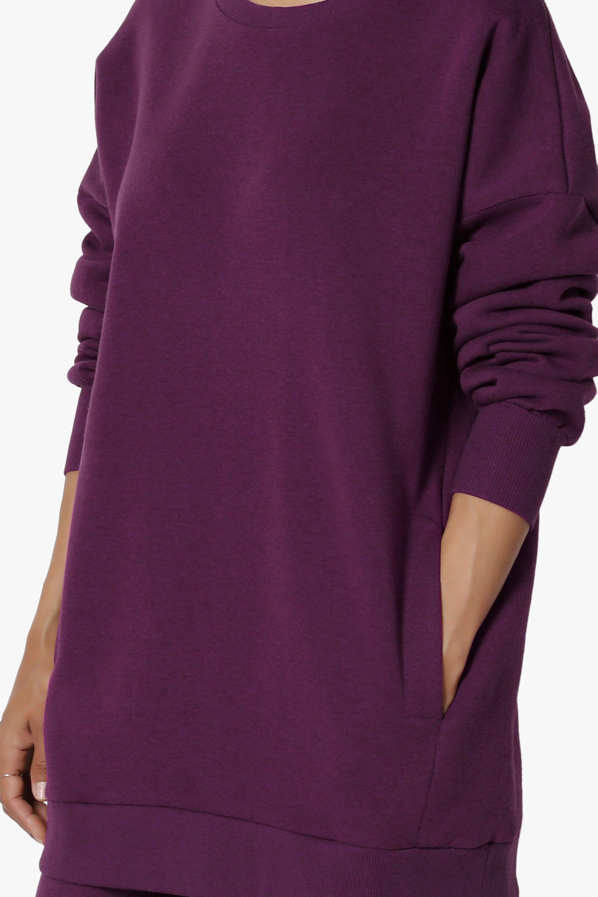 Accie Fleece Pullover & Jogger Set DARK PLUM_5