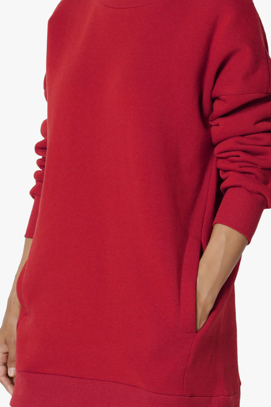 Accie Fleece Pullover & Jogger Set DARK RED_5