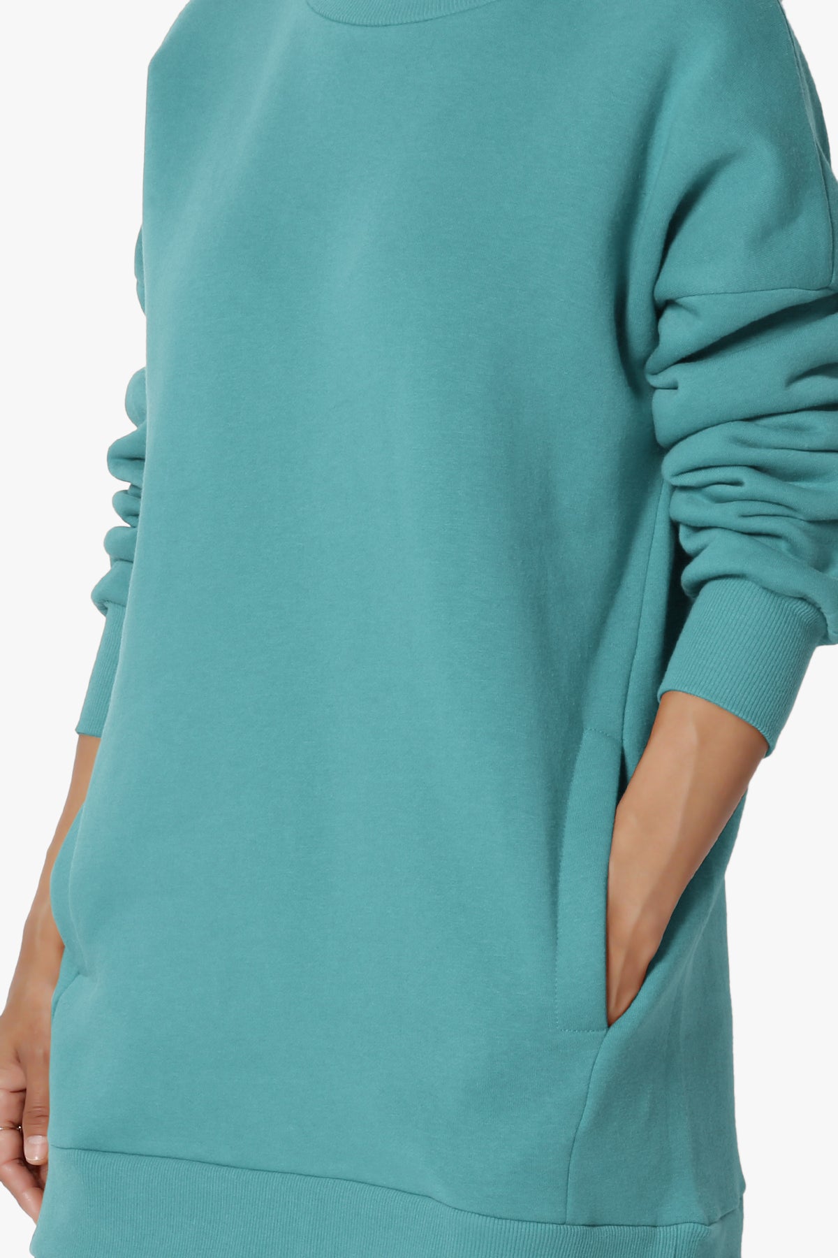 Accie Fleece Pullover & Jogger Set DUSTY TEAL_5