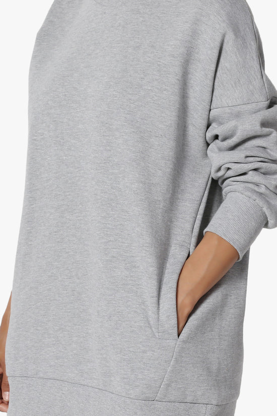 Accie Fleece Pullover & Jogger Set HEATHER GREY_5