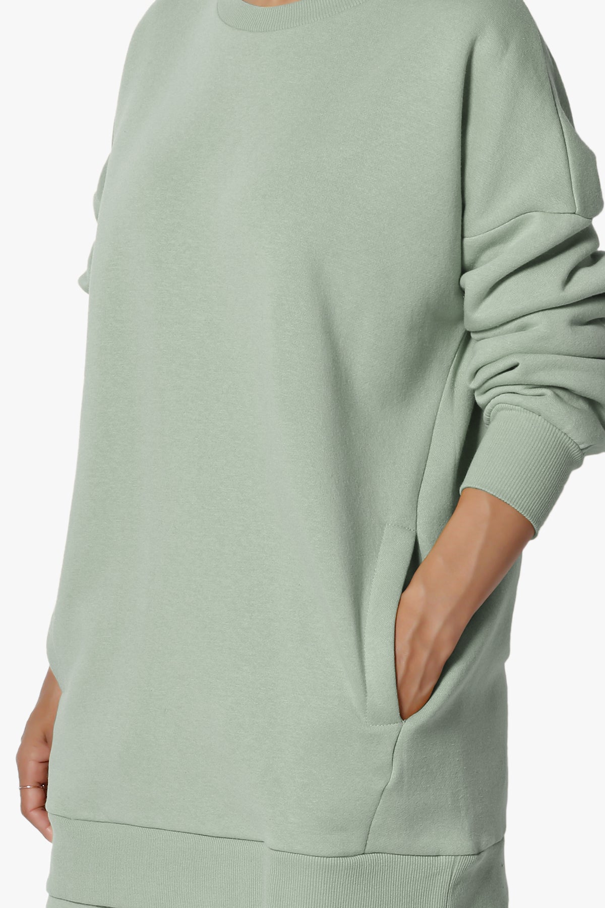 Accie Fleece Pullover & Jogger Set LIGHT GREEN_5