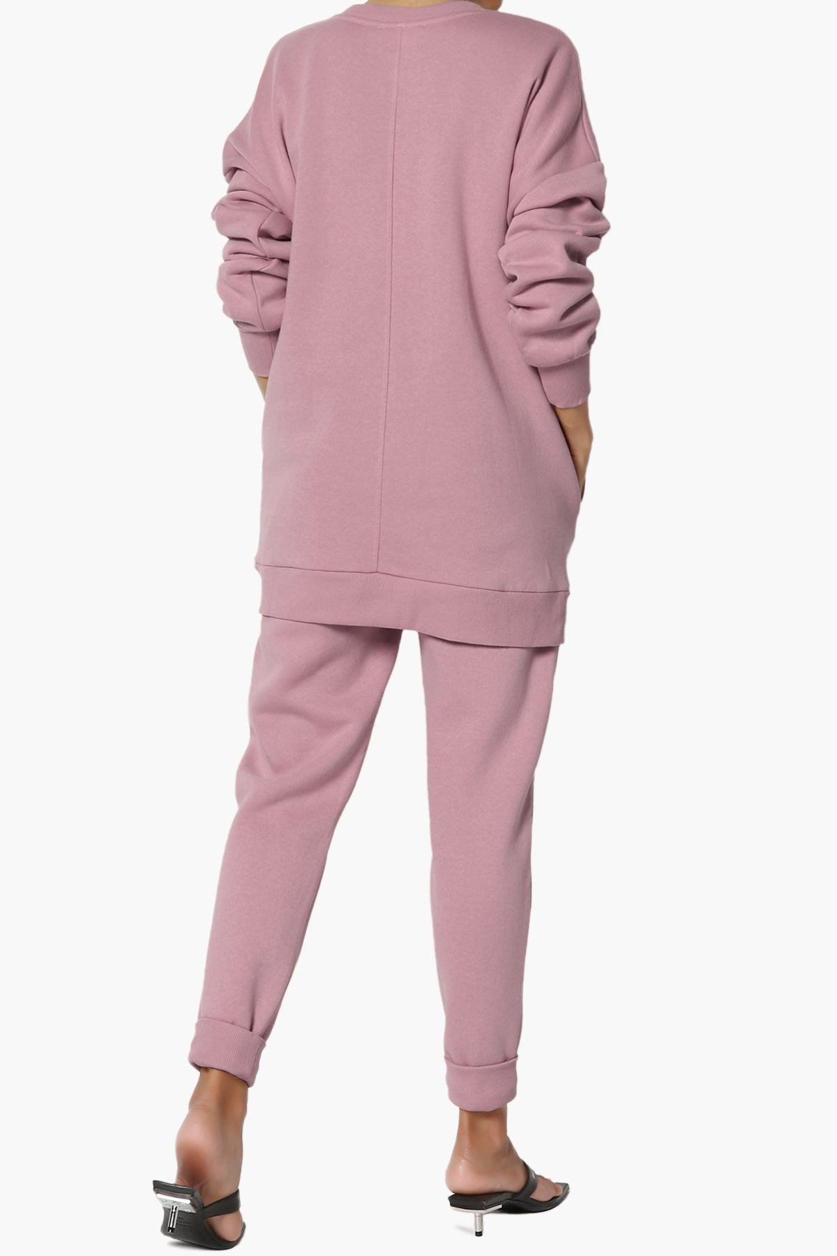 Accie Fleece Pullover & Jogger Set LIGHT ROSE_2