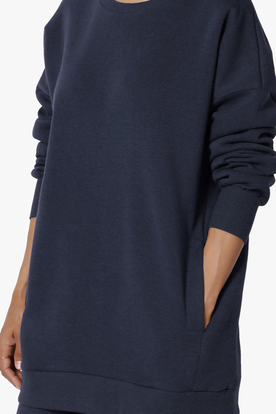 Accie Fleece Pullover & Jogger Set NAVY_5