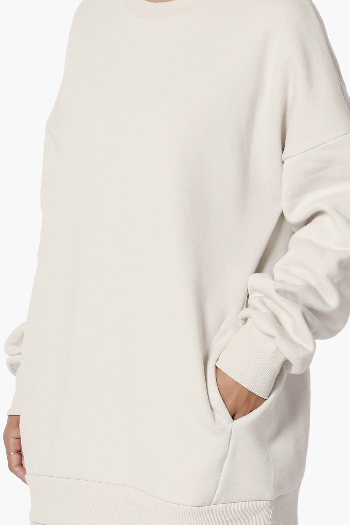 Accie Fleece Pullover & Jogger Set SAND BEIGE_5