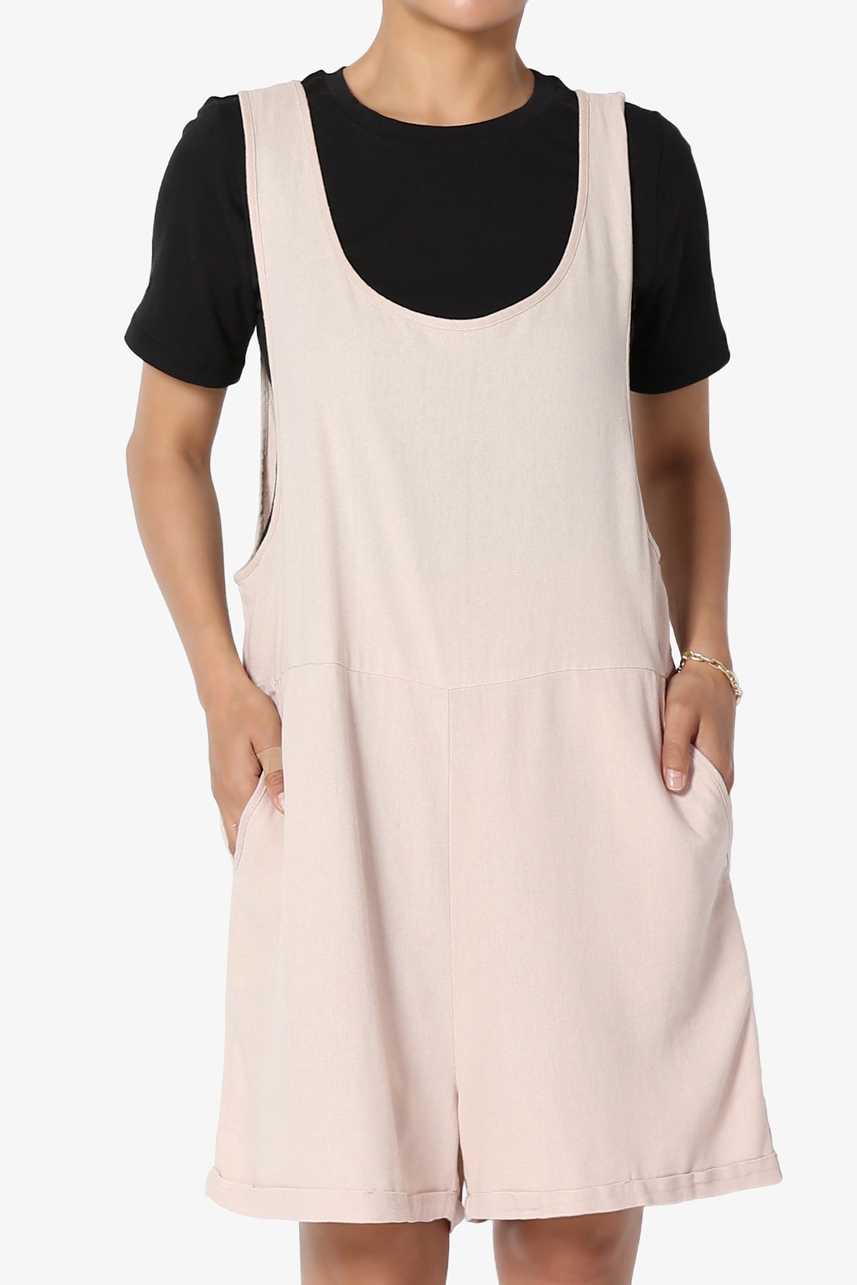 Nixi Linen Overall Romper