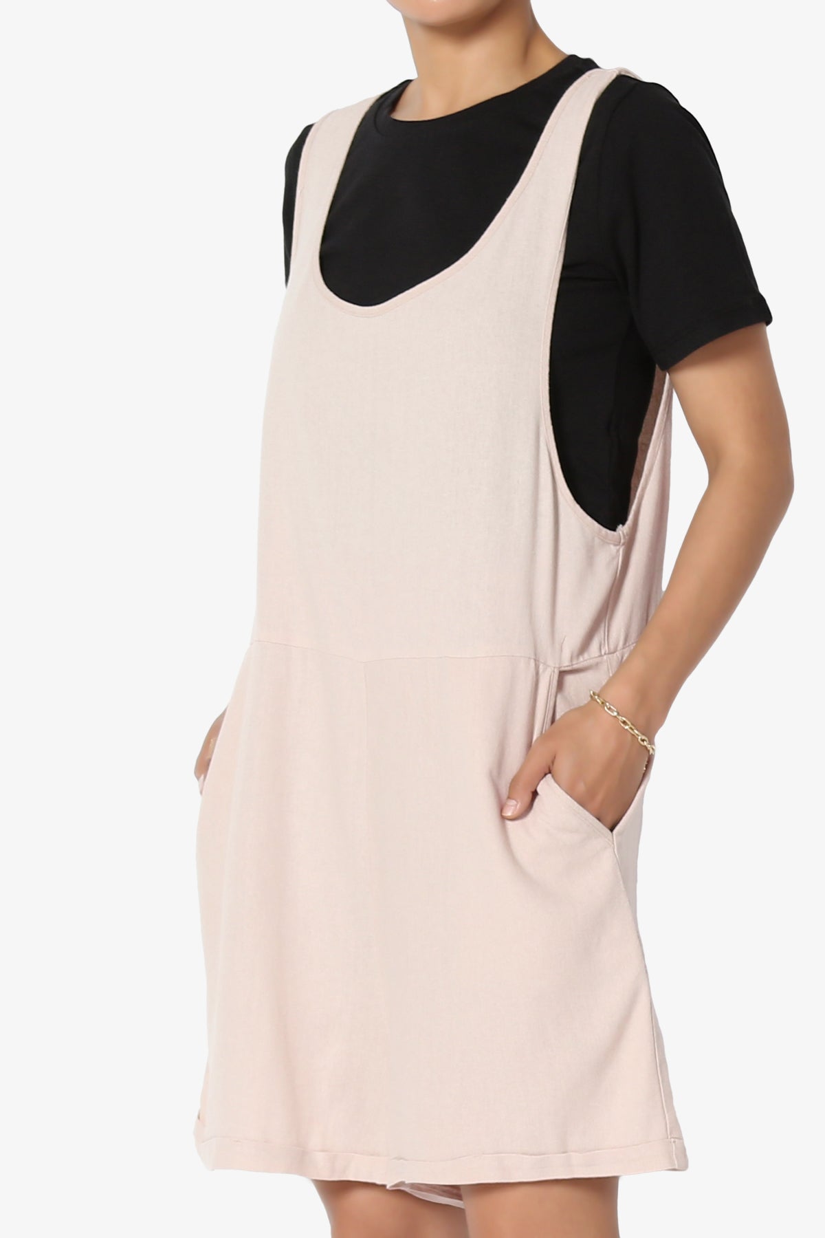 Nixi Linen Overall Romper