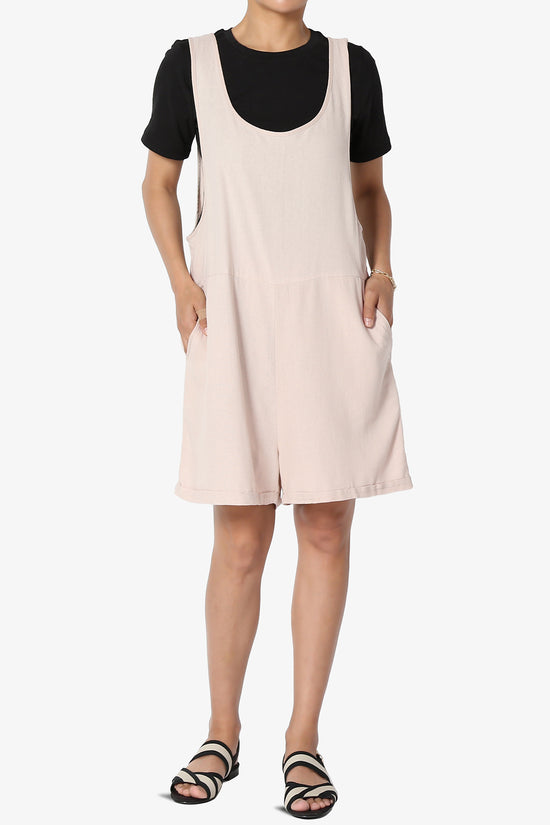 Nixi Linen Overall Romper