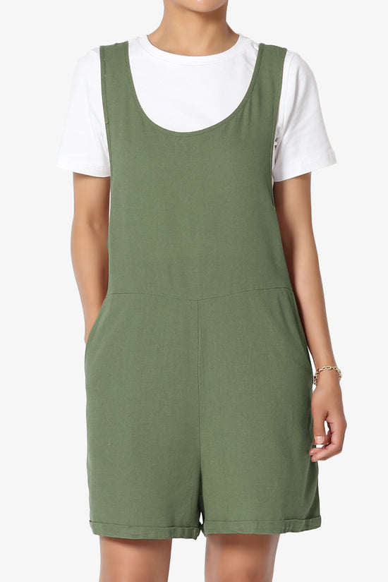 Nixi Linen Overall Romper