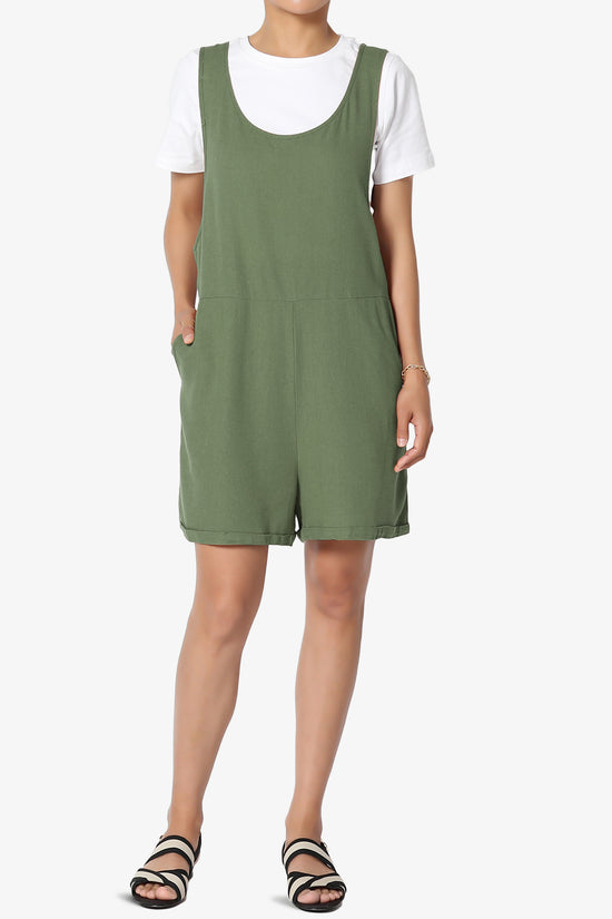 Nixi Linen Overall Romper