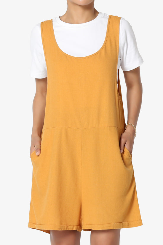 Nixi Linen Overall Romper