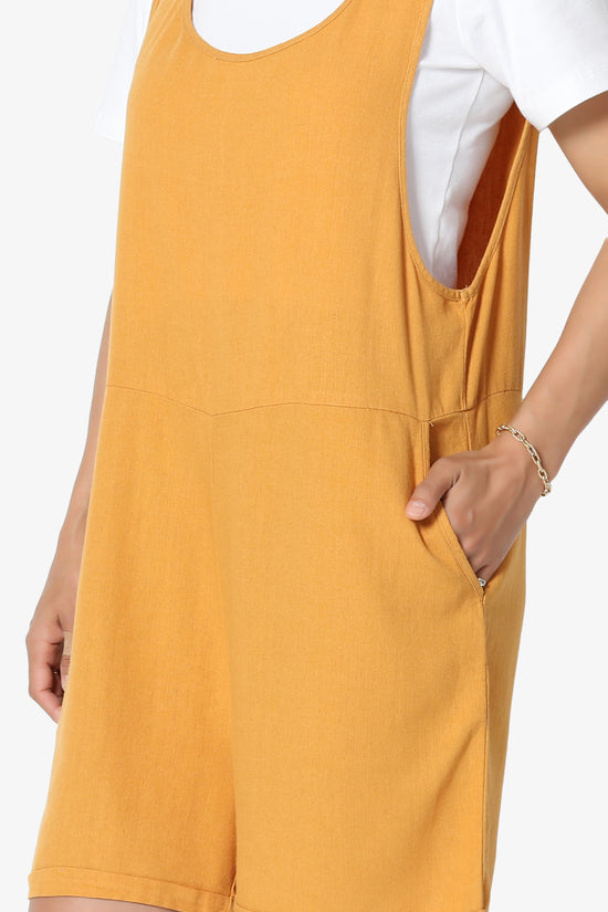 Nixi Linen Overall Romper