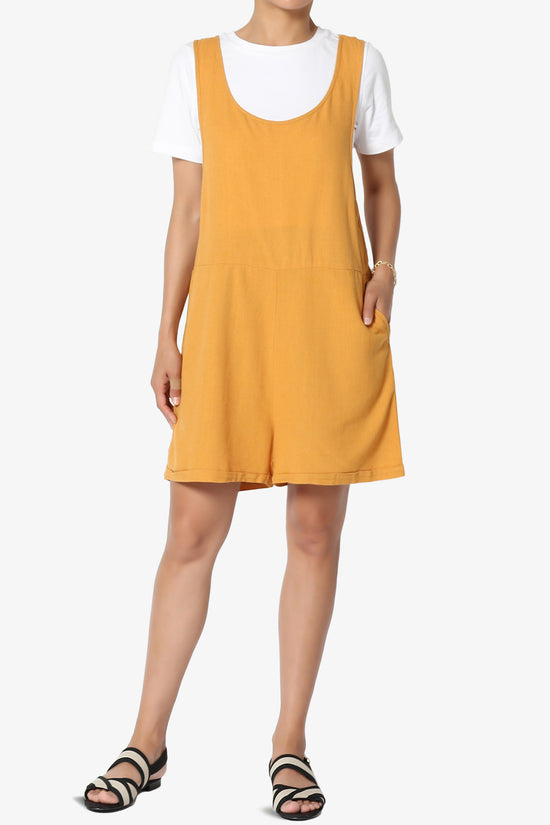 Nixi Linen Overall Romper