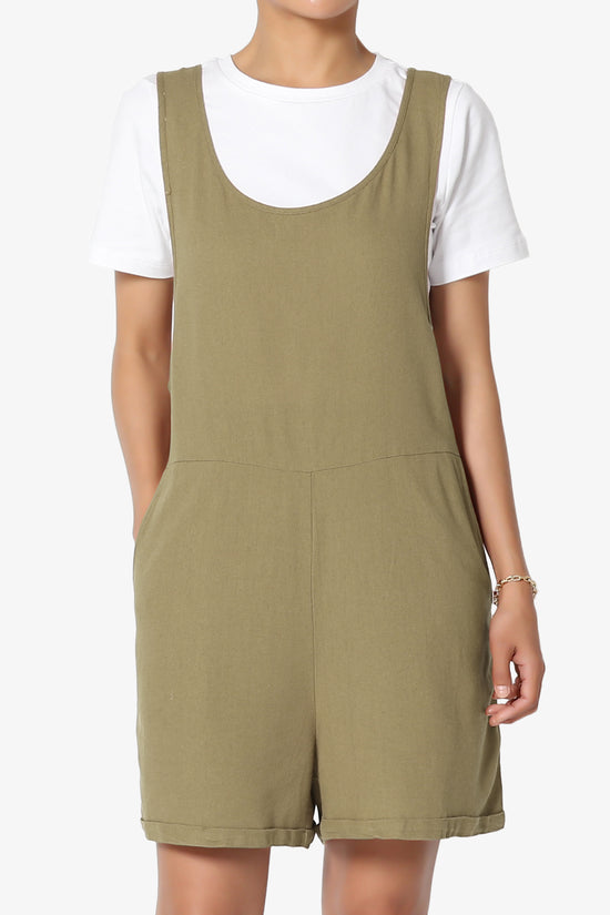 Nixi Linen Overall Romper