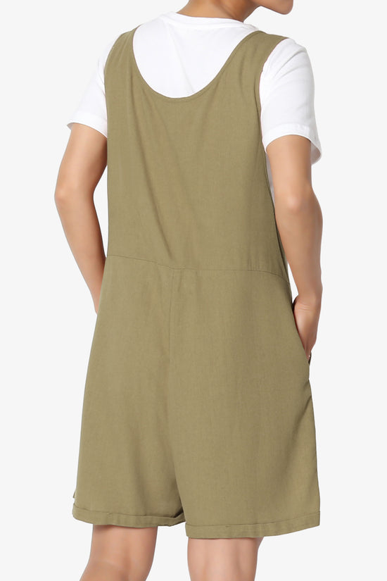 Nixi Linen Overall Romper