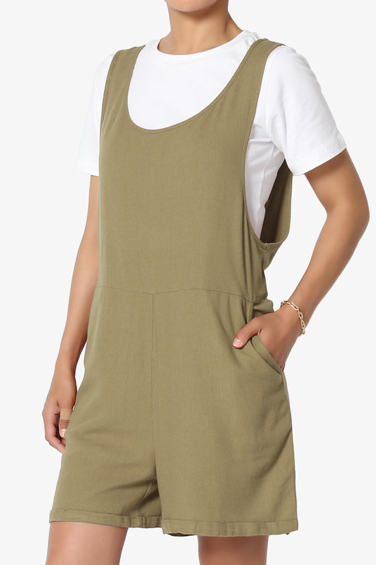 Nixi Linen Overall Romper