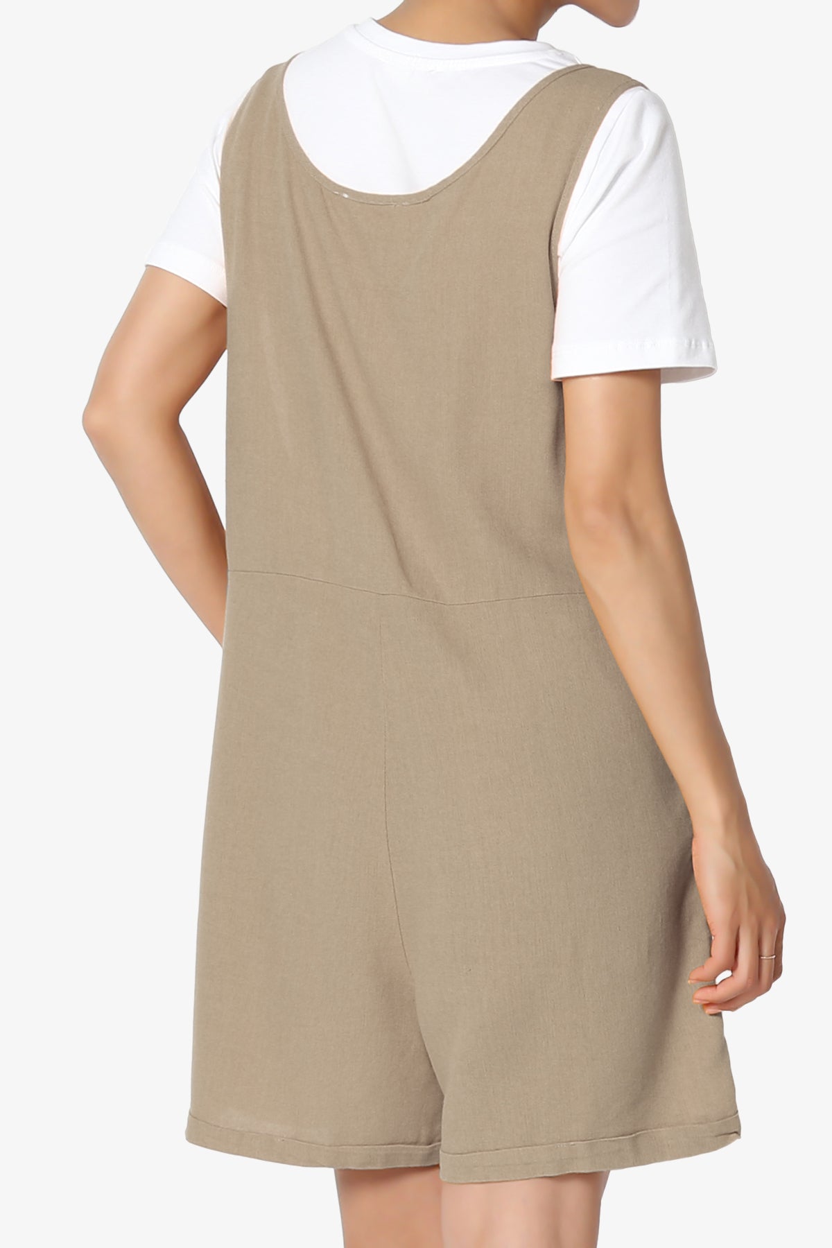 Nixi Linen Overall Romper