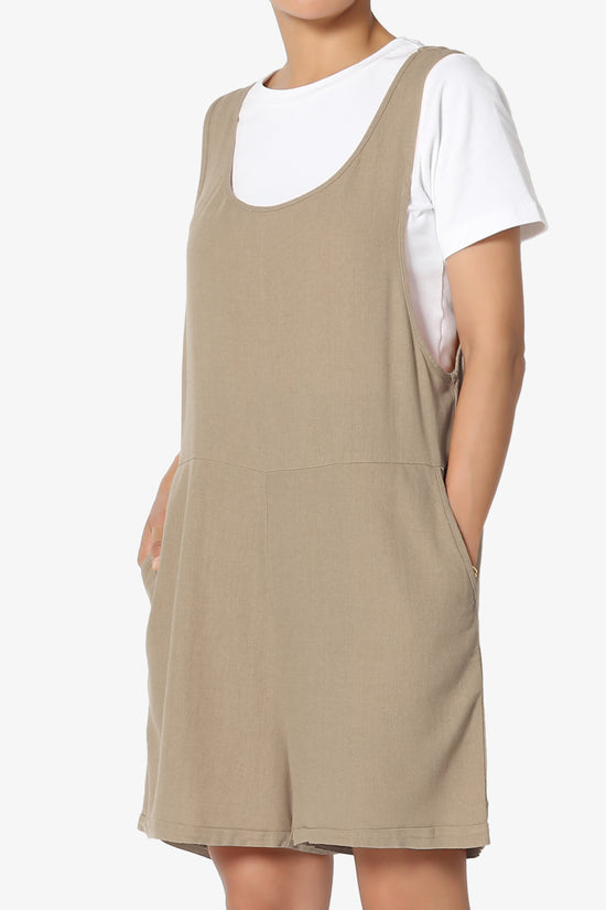 Nixi Linen Overall Romper