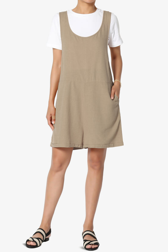 Nixi Linen Overall Romper