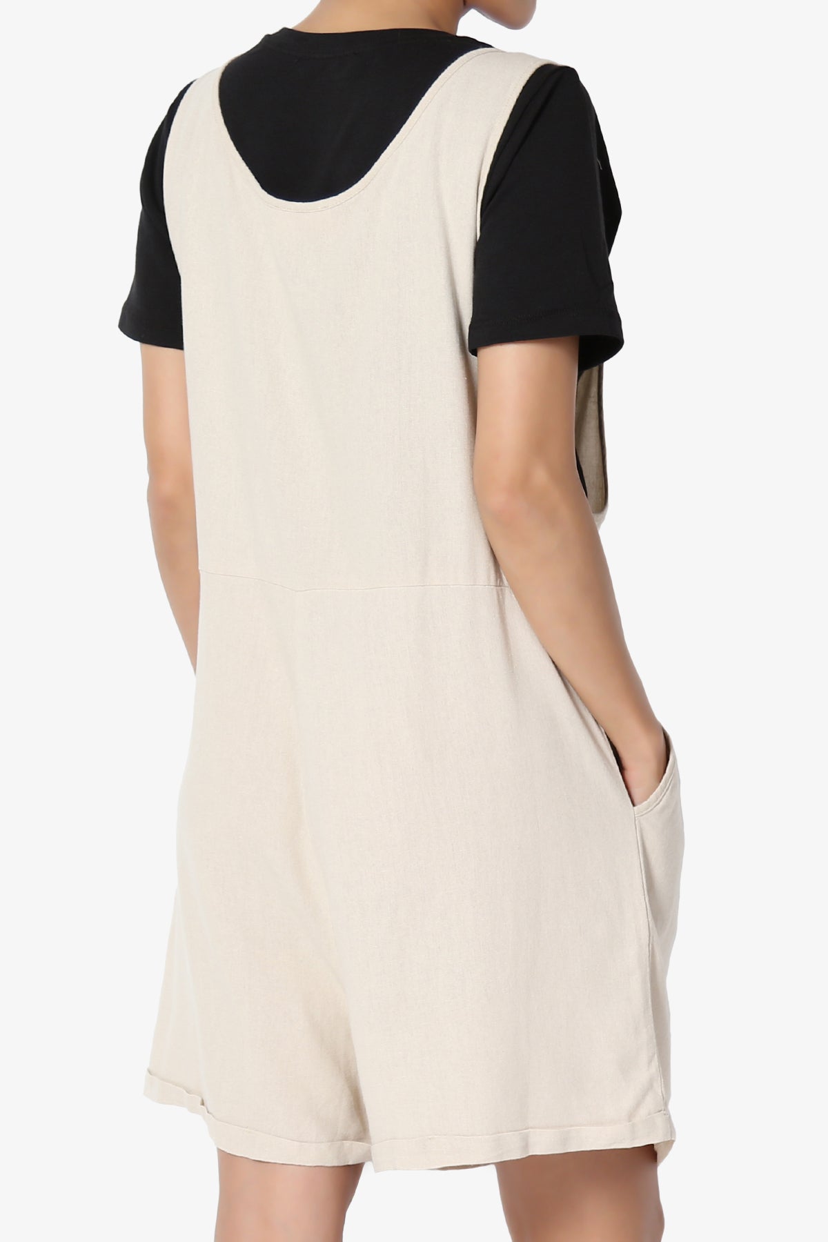 Nixi Linen Overall Romper