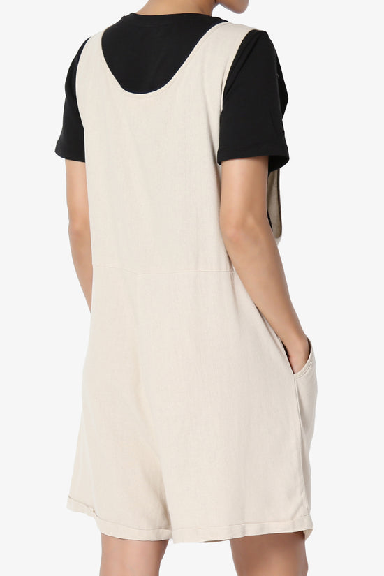 Nixi Linen Overall Romper