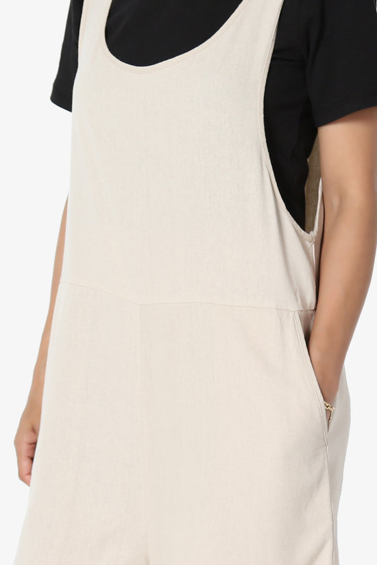 Nixi Linen Overall Romper