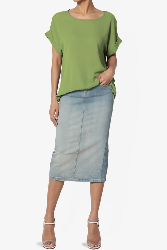 Juliette Boat Neck Chiffon Top KIWI_6