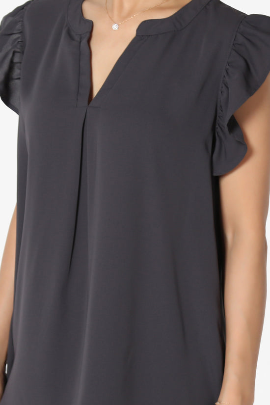 Flamin Ruffle Short Sleeve Blouse PLUS