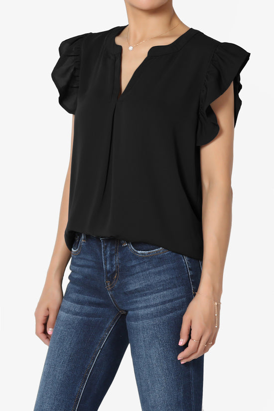 Flamin Ruffle Short Sleeve Blouse PLUS