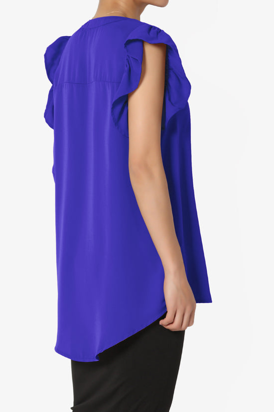 Flamin Ruffle Short Sleeve Blouse PLUS