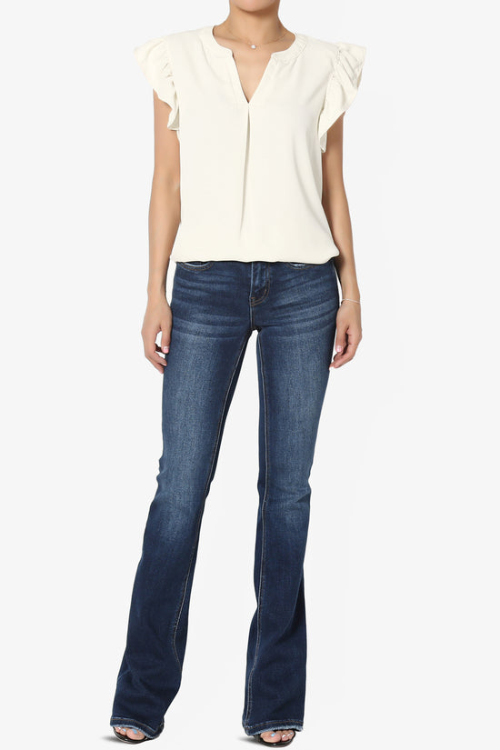 Flamin Ruffle Short Sleeve Blouse PLUS