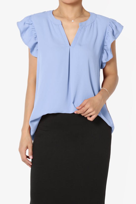 Flamin Ruffle Short Sleeve Blouse PLUS