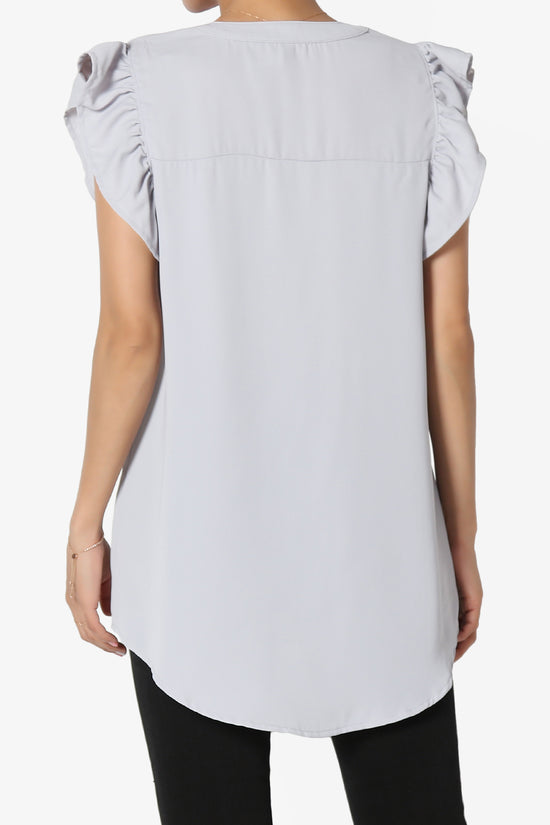 Flamin Ruffle Short Sleeve Blouse