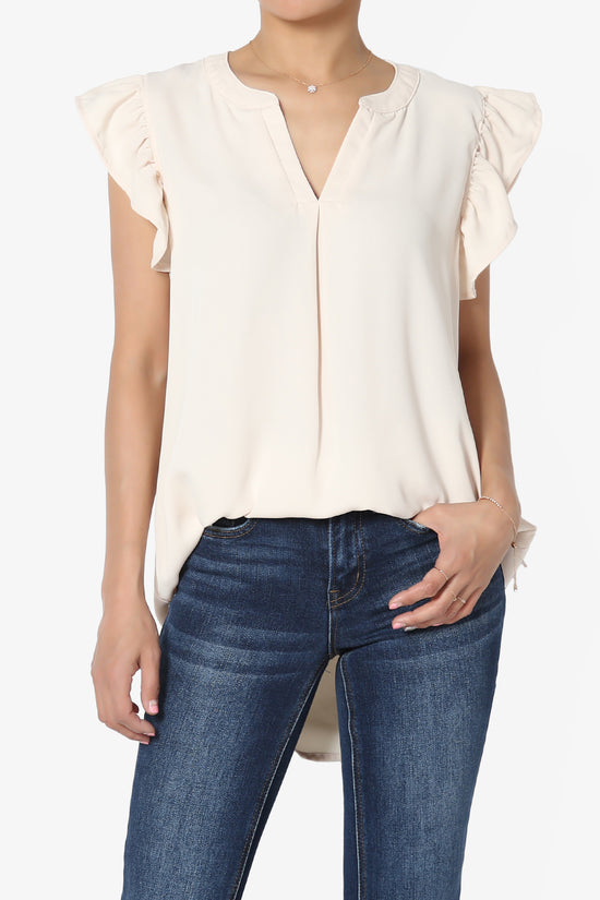 Flamin Ruffle Short Sleeve Blouse PLUS