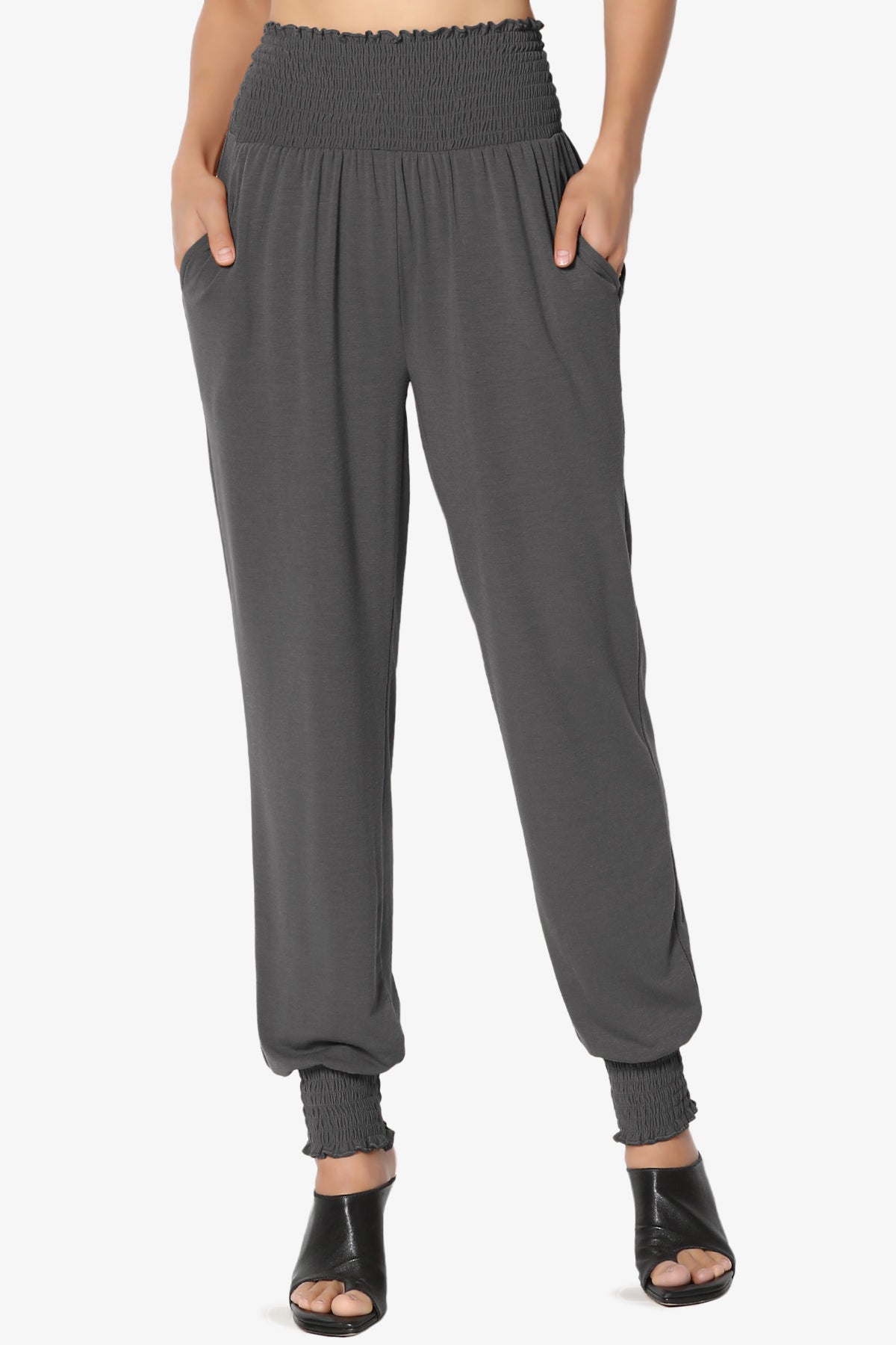 Estella Smocked Waist & Cuff Harem Pants