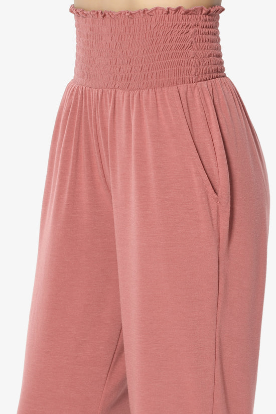 Estella Smocked Waist & Cuff Harem Pants