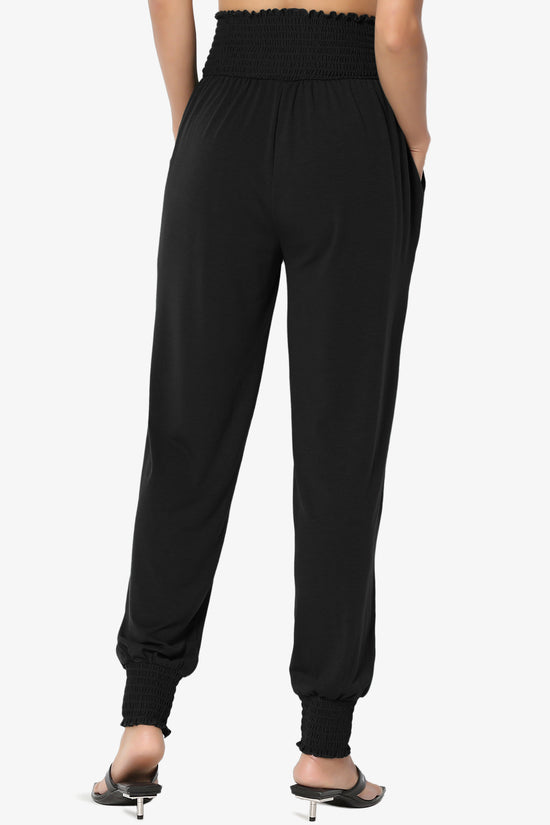 Estella Smocked Waist & Cuff Harem Pants