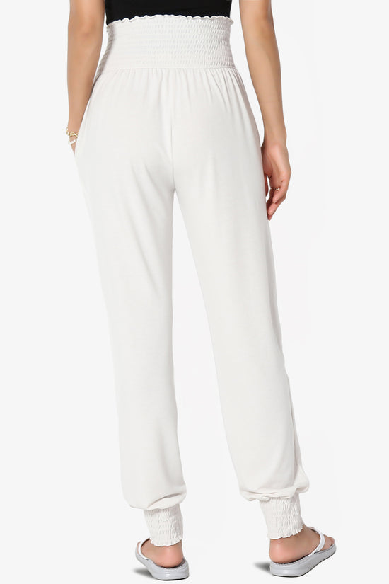 Estella Smocked Waist & Cuff Harem Pants