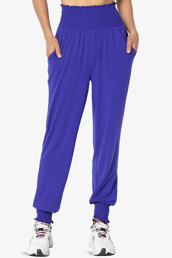 Estella Smocked Waist & Cuff Harem Pants PLUS